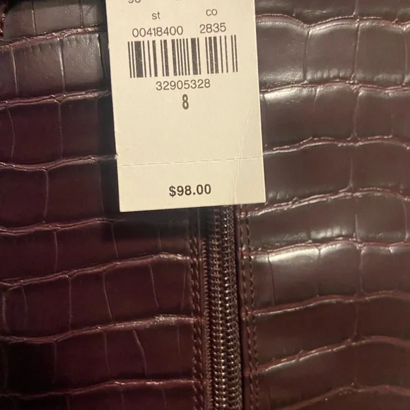 Elegant Purple/ Eggplant Knee-High Boots - Picture 4 of 5